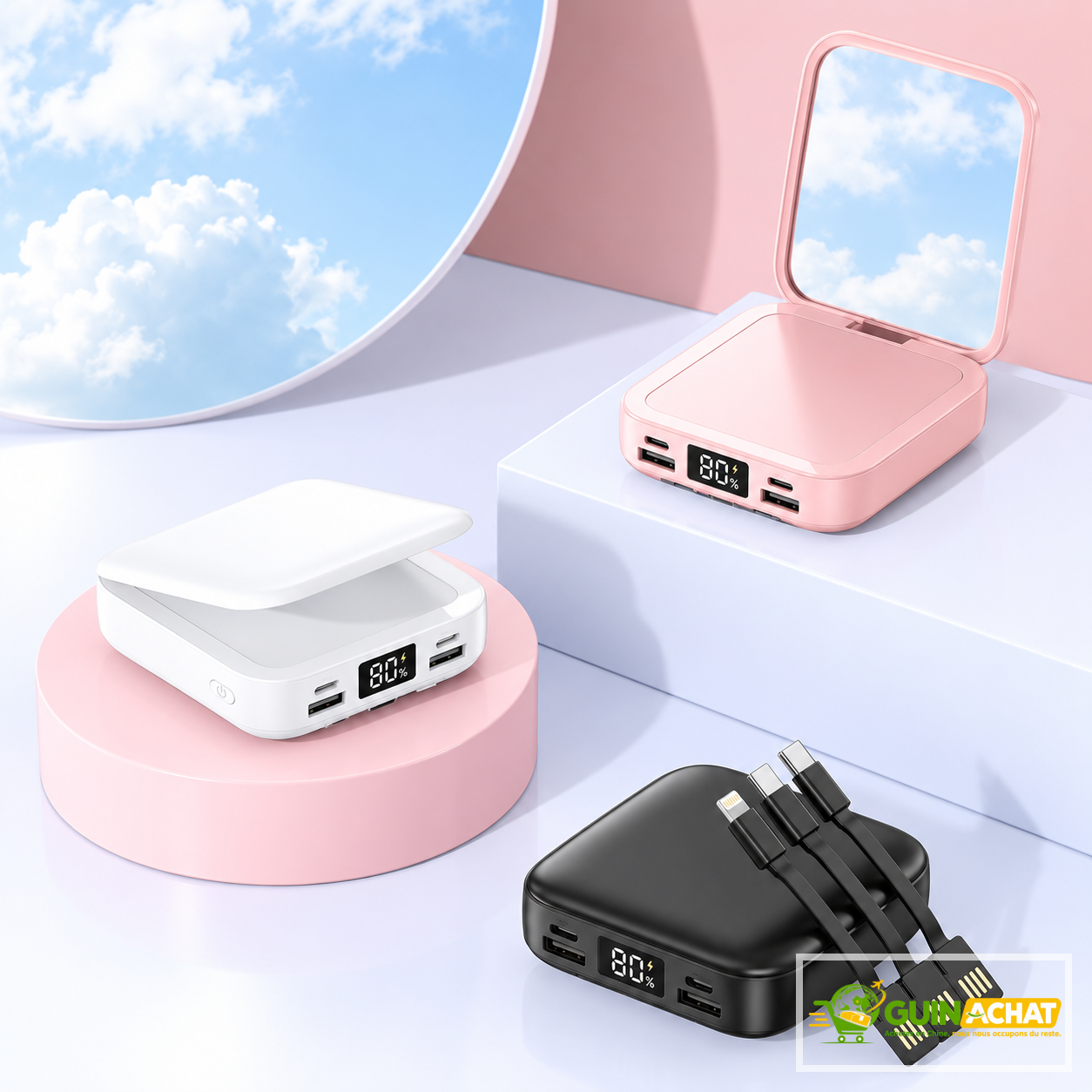Powerbank batterie externe portable mini